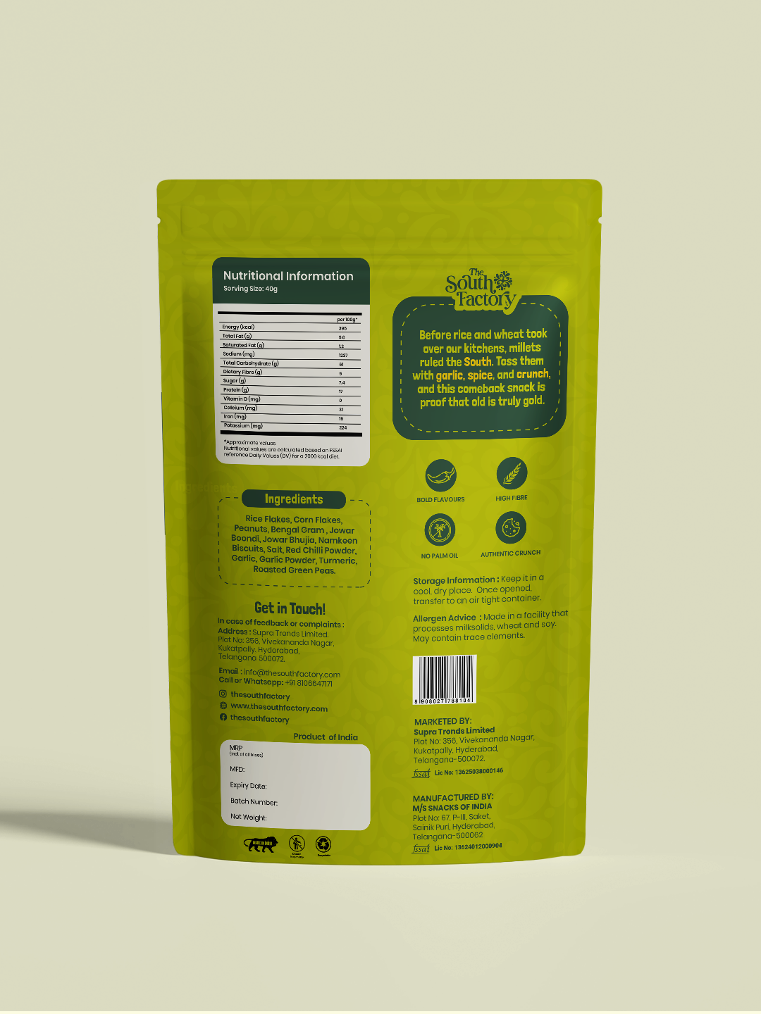 Millet Garlic Mixture