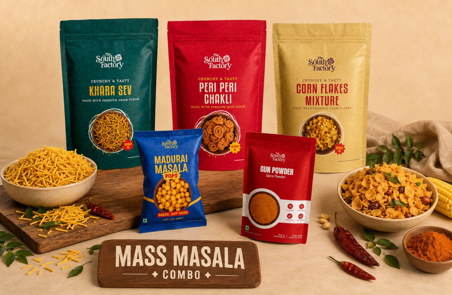 Mass Masala Combo By The South Factory!